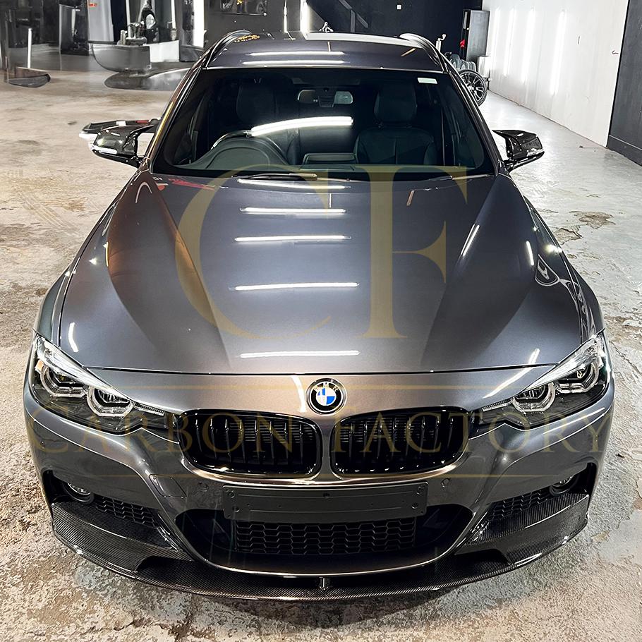 BMW F30 F31 3 Series M Sport MP Style Carbon Fibre Front Splitter 12-19-Carbon Factory