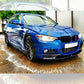 BMW F30 F31 3 Series M Sport MP Style Gloss Black Front Splitter 12-19 - Bottom piece by Carbon Factory-Carbon Factory