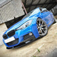 BMW F30 F31 3 Series M Sport MP Style Gloss Black Front Splitter 12-19 by Carbon Factory-Carbon Factory