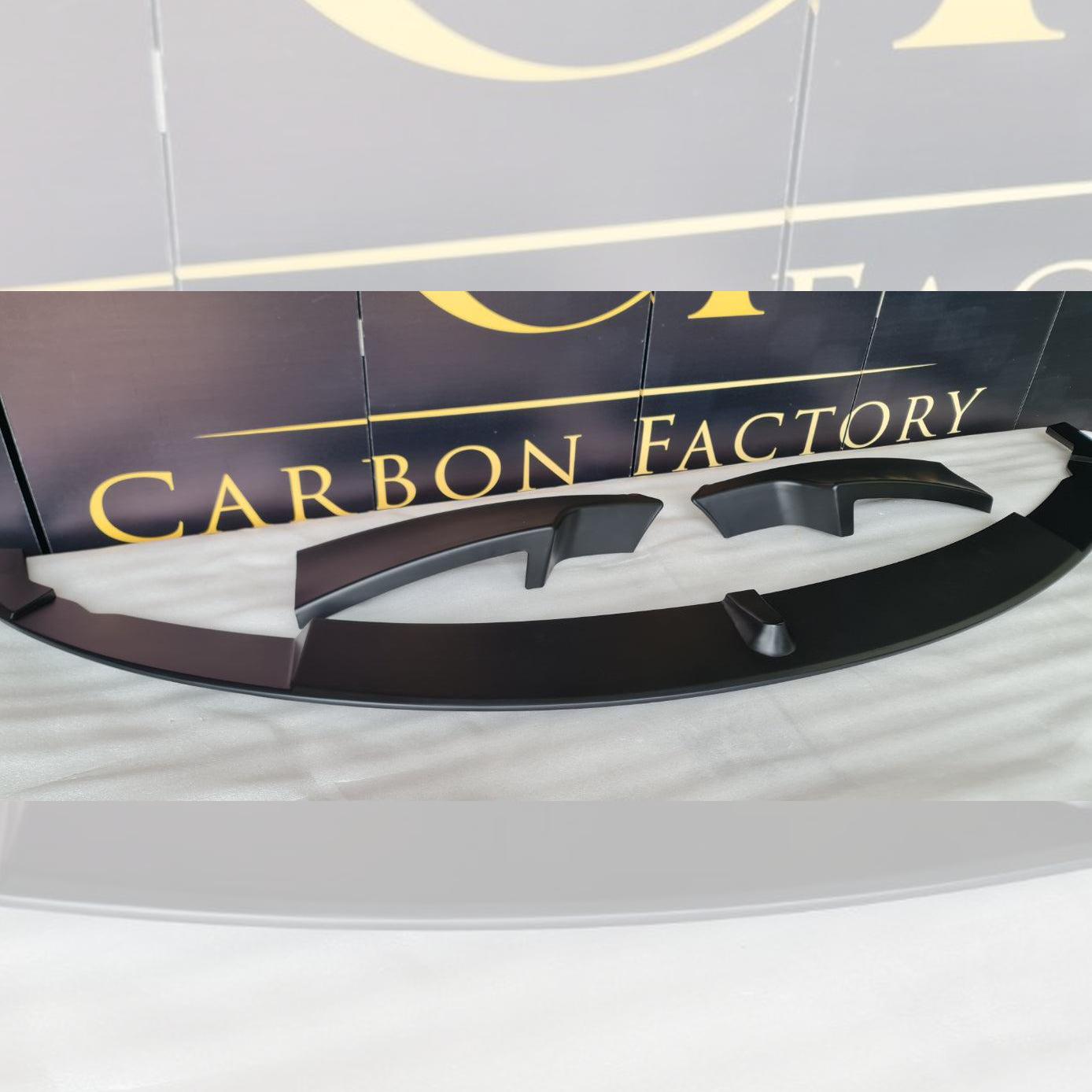 BMW F30 F31 3 Series M Sport MP Style Matt Black Front Splitter 12-19 by Carbon Factory-Carbon Factory