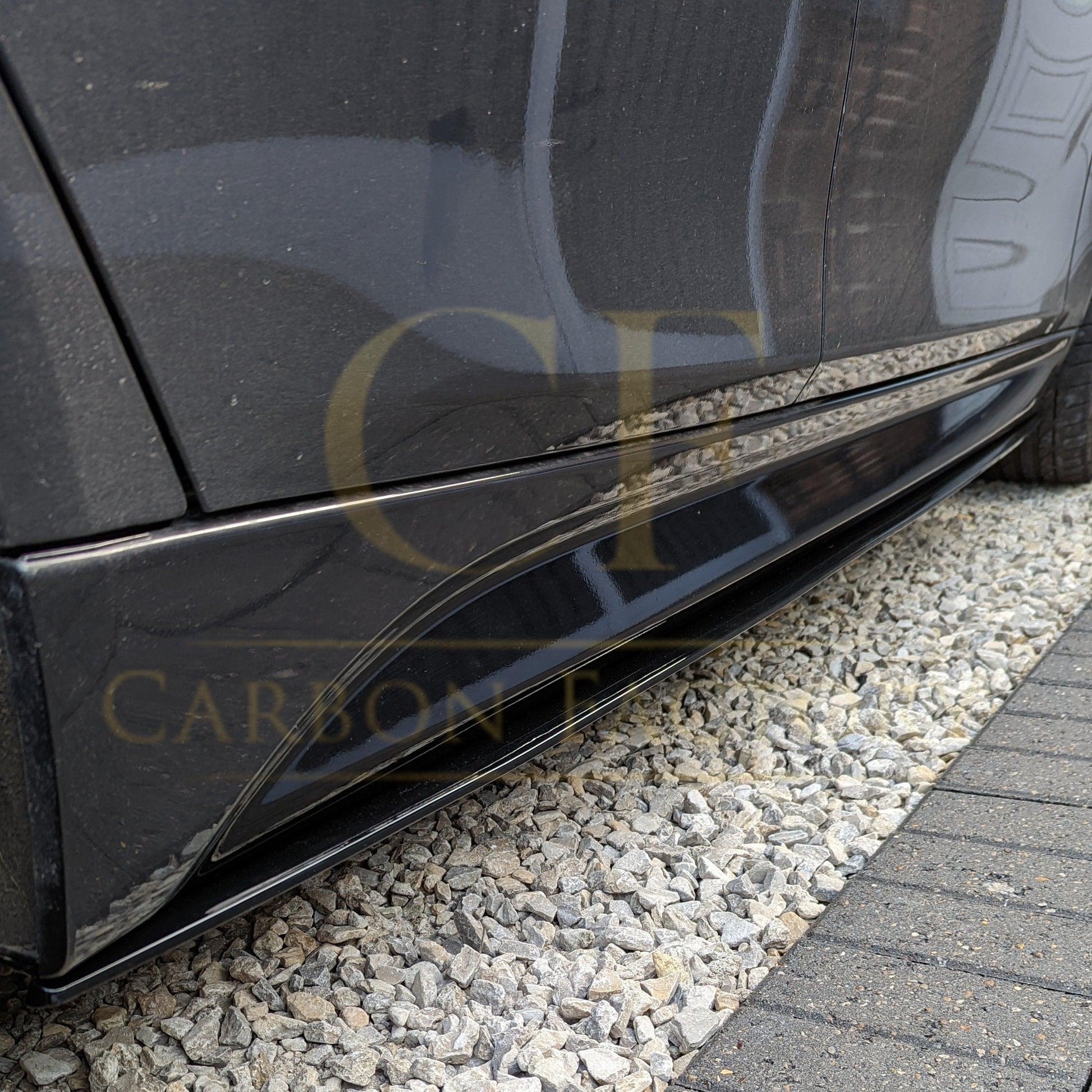 BMW F30 F31 3 Series MP Style Gloss Black Side Skirt 13-18 by Carbon Factory-Carbon Factory