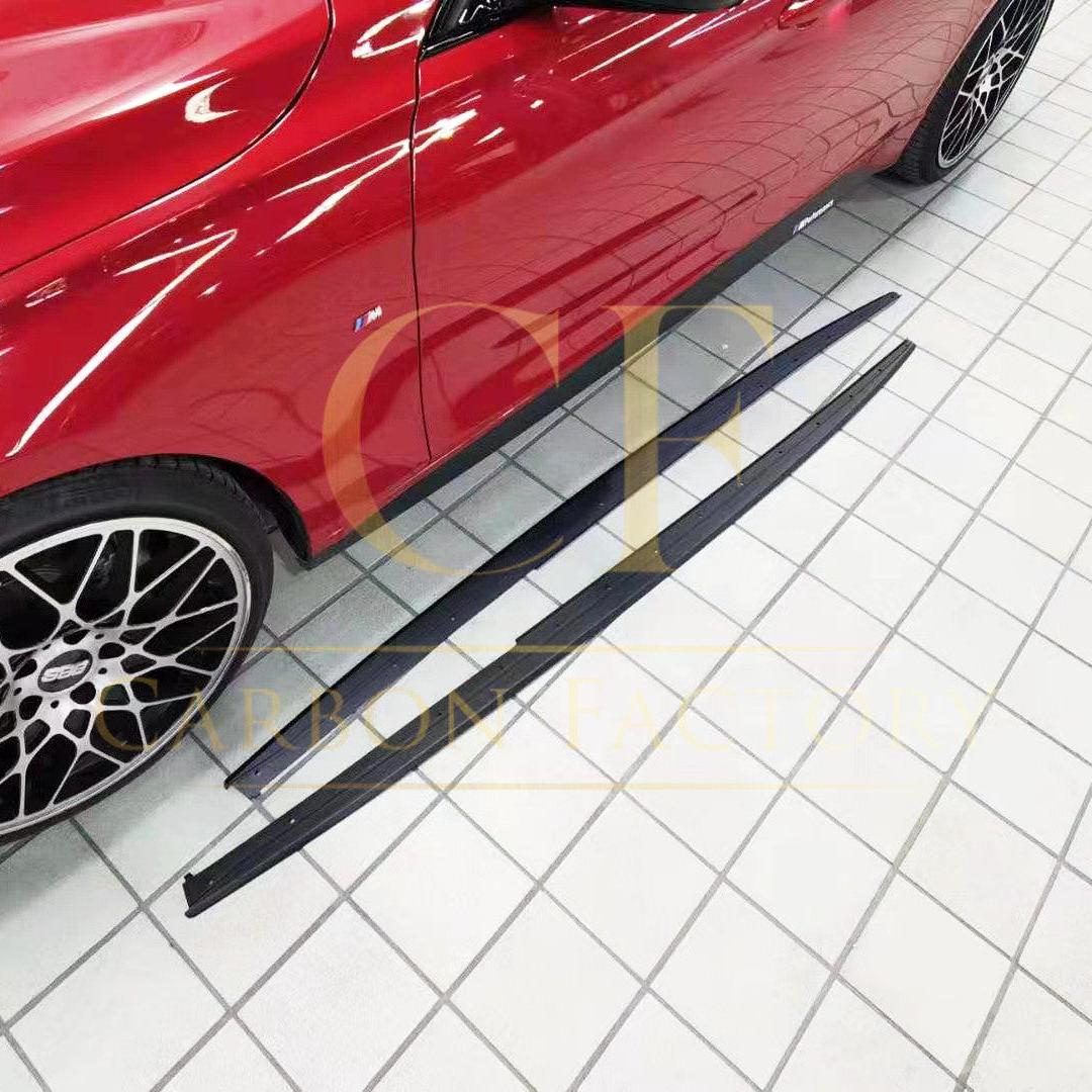 BMW F30 F31 3 Series MP Style Gloss Black Side Skirt 13-18 by Carbon Factory-Carbon Factory