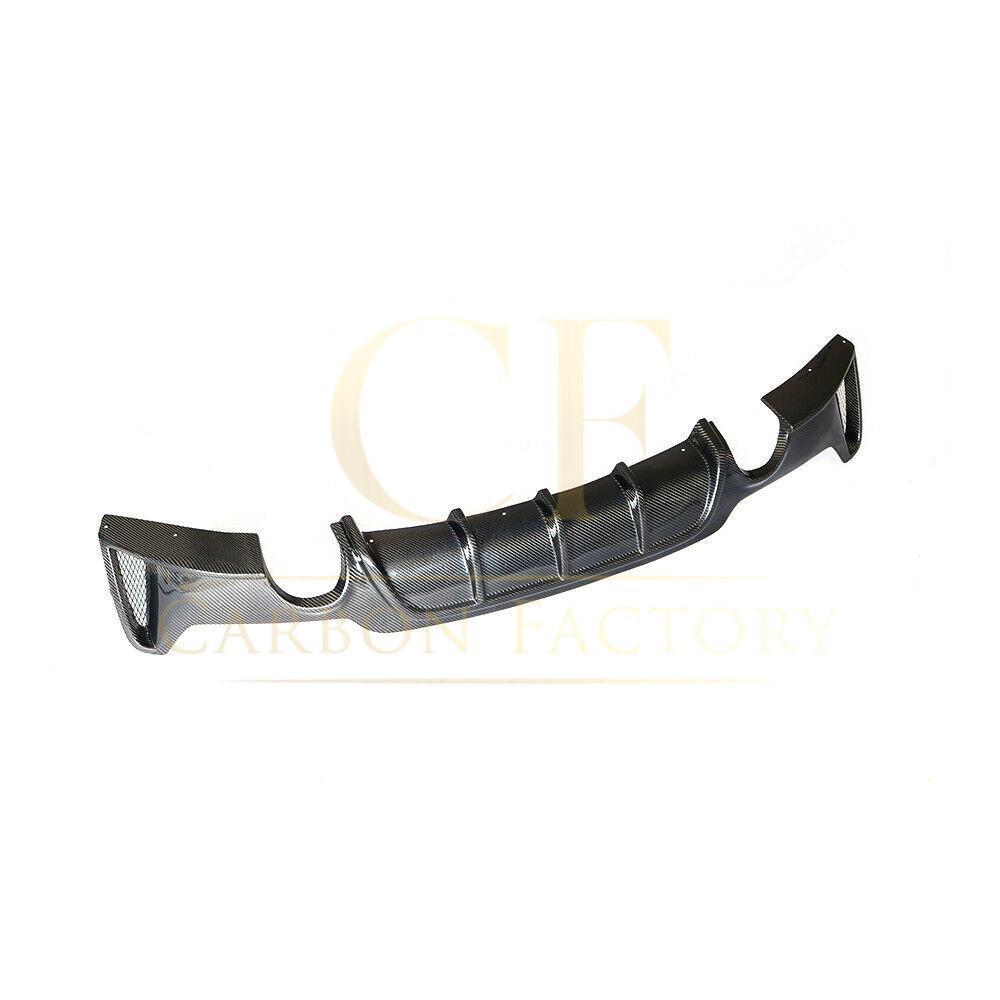 BMW F32 F33 F36 4 Series Carbon Fibre Rear Diffuser Dual Exhaust 14-20 by Carbon Factory-Carbon Factory