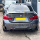 BMW F32 F33 F36 4 Series Carbon Fibre Rear Diffuser Dual Exhaust 14-20 by Carbon Factory-Carbon Factory