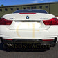 BMW F32 F33 F36 4 Series Carbon Fibre Rear Diffuser Twin Exhaust 14-20 by Carbon Factory-Carbon Factory