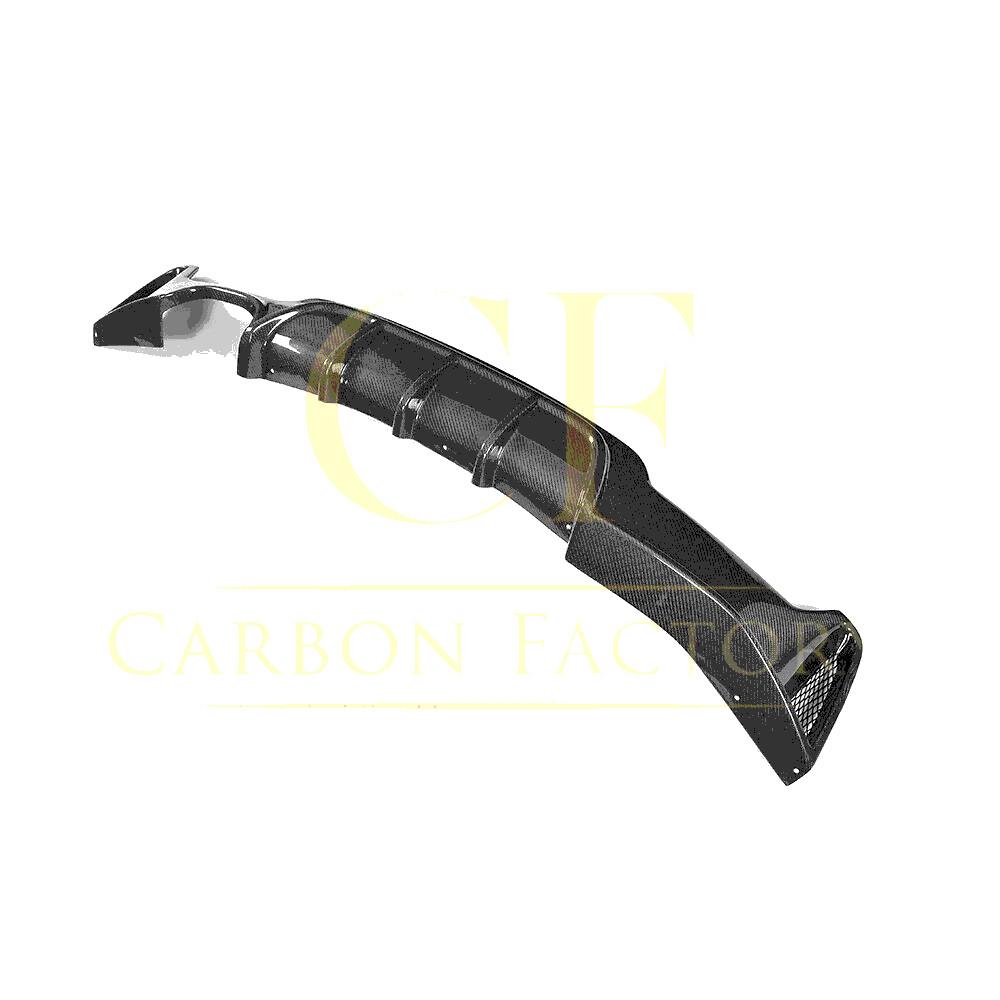 BMW F32 F33 F36 4 Series Carbon Fibre Rear Diffuser Twin Exhaust 14-20 by Carbon Factory-Carbon Factory