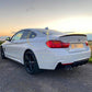 BMW F32 F33 F36 4 Series Gloss Black Rear Diffuser Twin Exhaust 14-20 by Carbon Factory-Carbon Factory