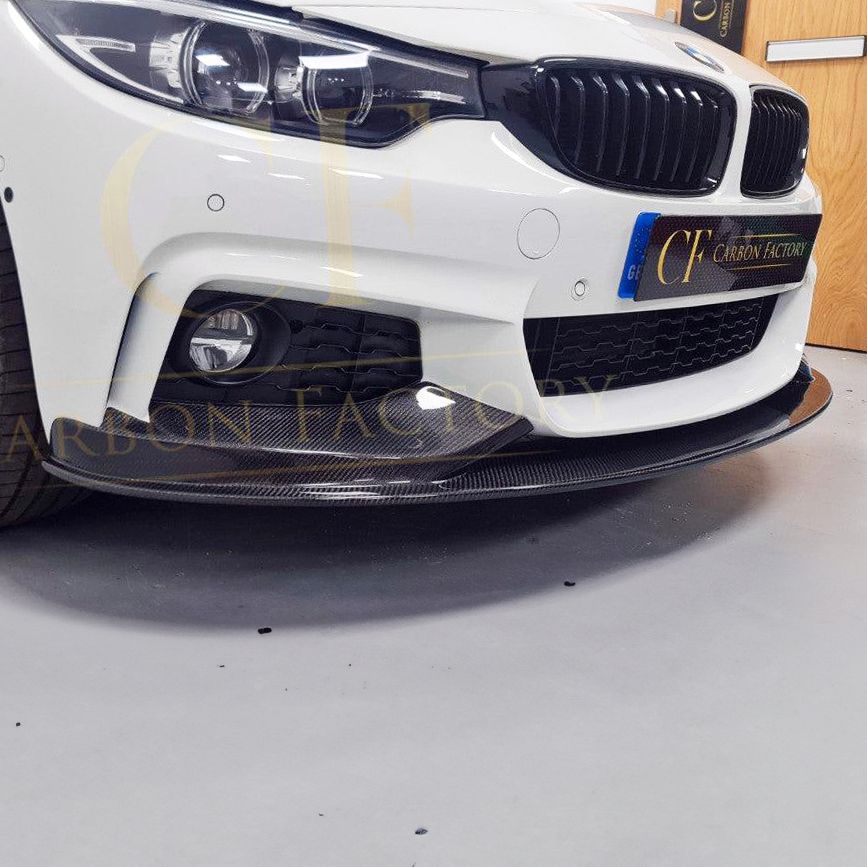 BMW F32 F33 F36 4 Series MP Style Carbon Fibre Front Splitter 14-20 by Carbon Factory-Carbon Factory