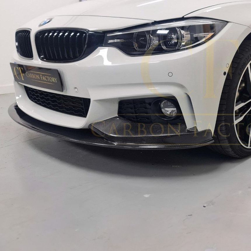 BMW F32 F33 F36 4 Series MP Style Carbon Fibre Front Splitter 14-20 by Carbon Factory-Carbon Factory