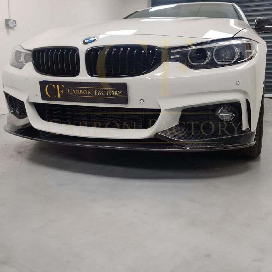 BMW F32 F33 F36 4 Series MP Style Carbon Fibre Front Splitter 14-20 by Carbon Factory-Carbon Factory