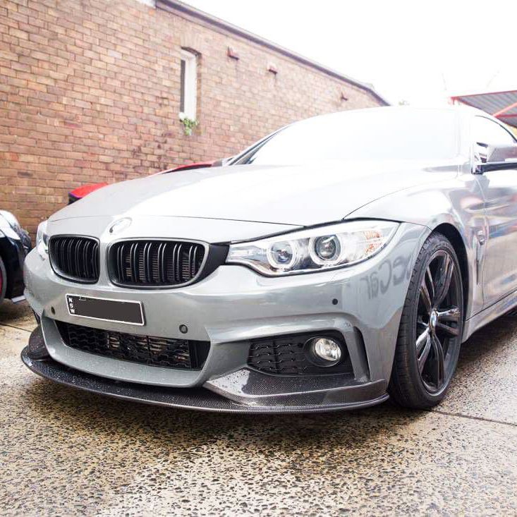 BMW F32 F33 F36 4 Series MP Style Carbon Fibre Front Splitter 14-20 by Carbon Factory-Carbon Factory