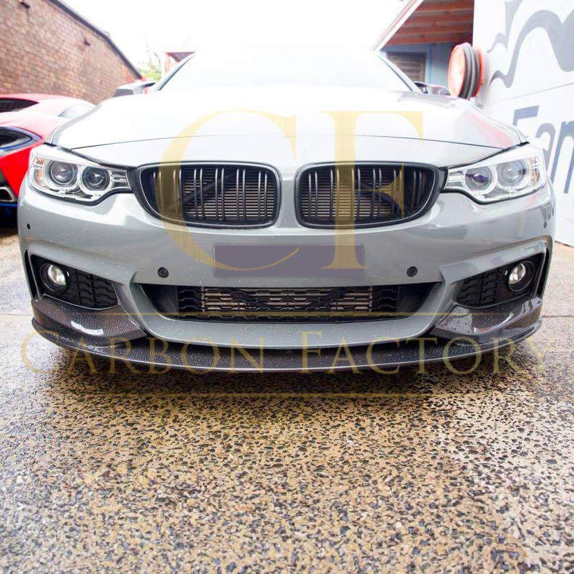 BMW F32 F33 F36 4 Series MP Style Carbon Fibre Front Splitter 14-20 by Carbon Factory-Carbon Factory