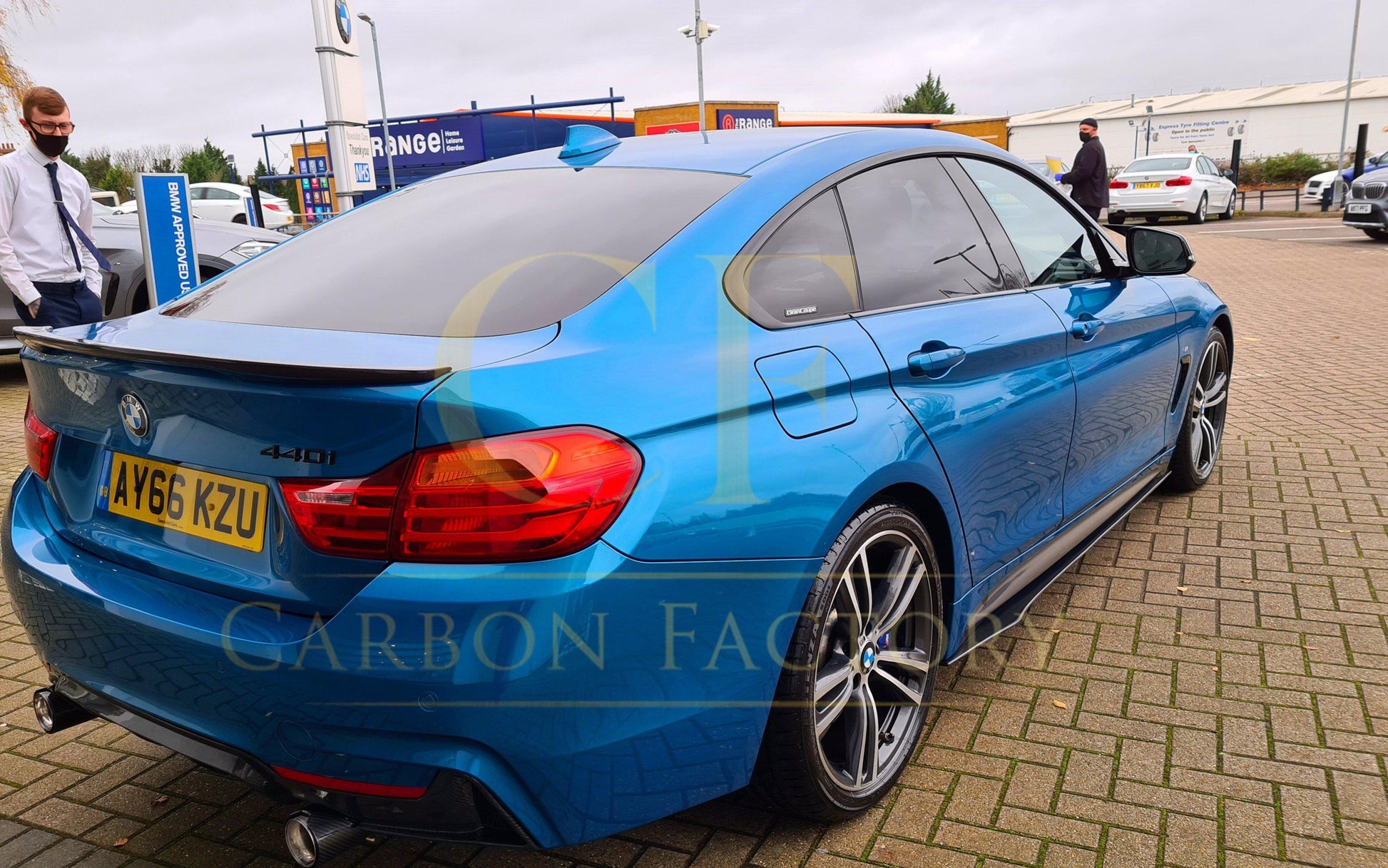 BMW F32 F33 F36 4 Series MP Style Carbon Fibre Side Skirt 14-20 by Carbon Factory-Carbon Factory