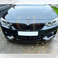 BMW F32 F33 F36 4 Series MP Style Gloss Black Front Splitter 14-20 by Carbon Factory-Carbon Factory