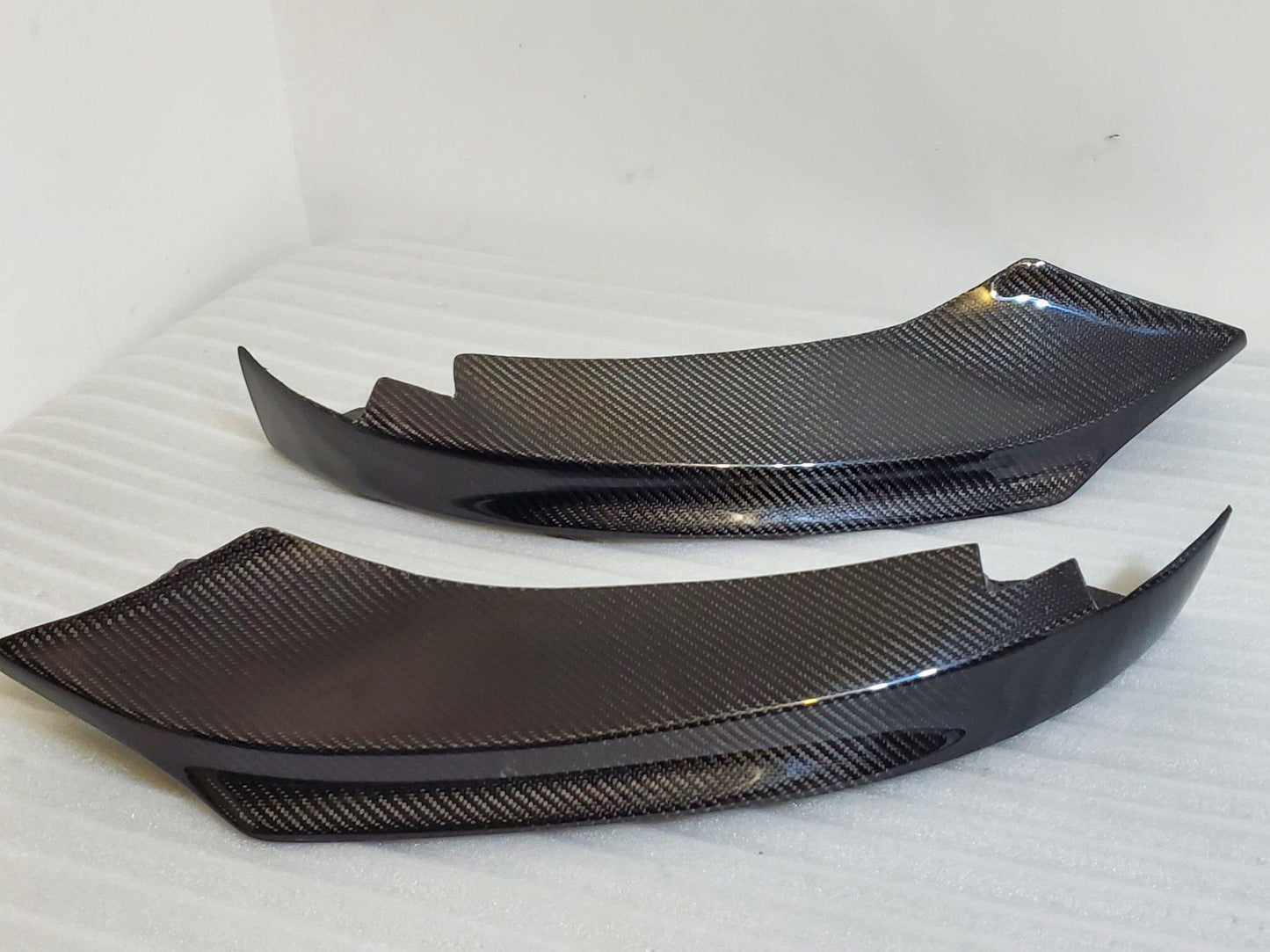 BMW F32 F33 F36 4 Series MP Style Pre-Preg Carbon Fibre Front Splitter Covers 14-20 by Carbon Factory-Carbon Factory