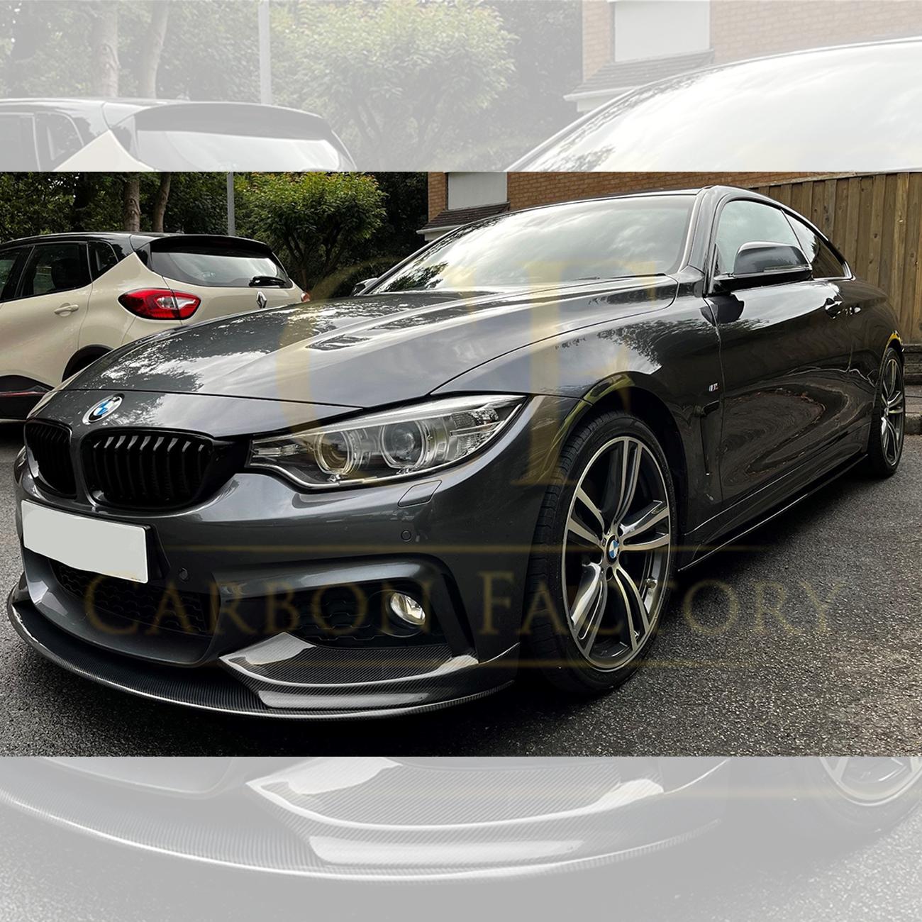 BMW F32 F33 F36 4 Series OEM Style Gloss Black Side Skirt 14-20 by Carbon Factory-Carbon Factory