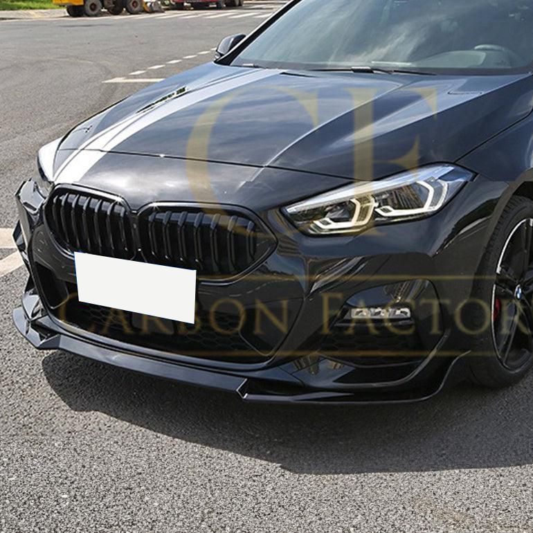 BMW F44 2 Series 4 Door MP Style Gloss Black Front Splitter 20-Present by Carbon Factory-Carbon Factory