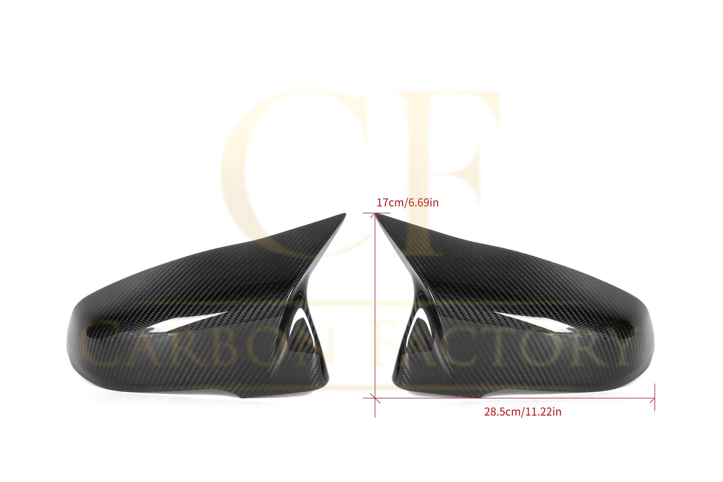 BMW F48 F49 X1 MP style Pre-Preg Carbon Fibre Mirror Covers 19-24 by Carbon Factory-Carbon Factory