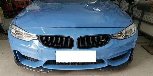 BMW F80 M3 F82 F83 M4 AC Style Carbon Fibre Front Bumper Extension14-20 by Carbon Factory-Carbon Factory