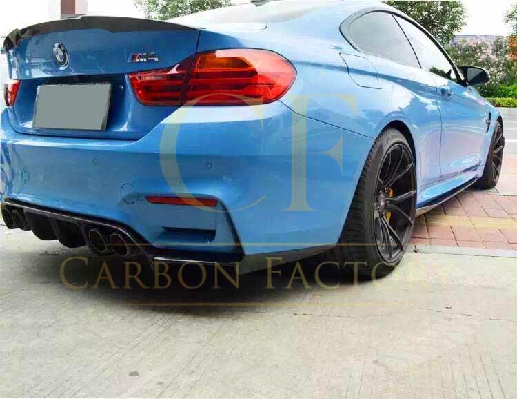 BMW F80 M3 F82 F83 M4 AC Style Carbon Fibre Side Skirt Extension 2014-2020 by Carbon Factory-Carbon Factory