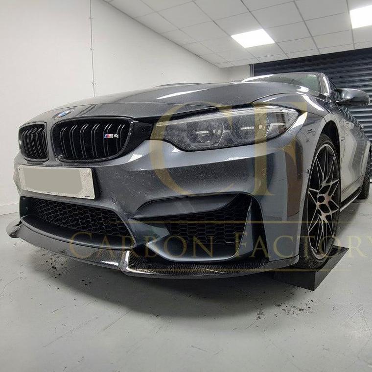 BMW F80 M3 F82 F83 M4 CS Style Carbon Fibre Front Splitter 14-20 by Carbon Factory-Carbon Factory