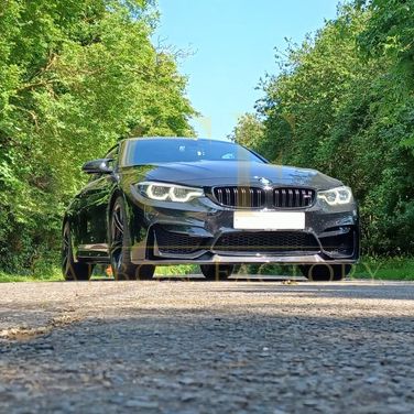 BMW F80 M3 F82 F83 M4 CS Style Gloss Black Front Splitter 14-20-Carbon Factory