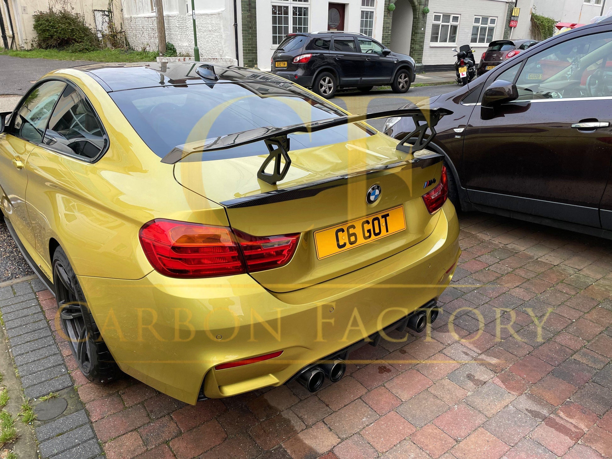 BMW F80 M3 F82 F83 M4 Carbon Fibre Boot Spoiler GTS V Style 14-20 by Carbon Factory-Carbon Factory