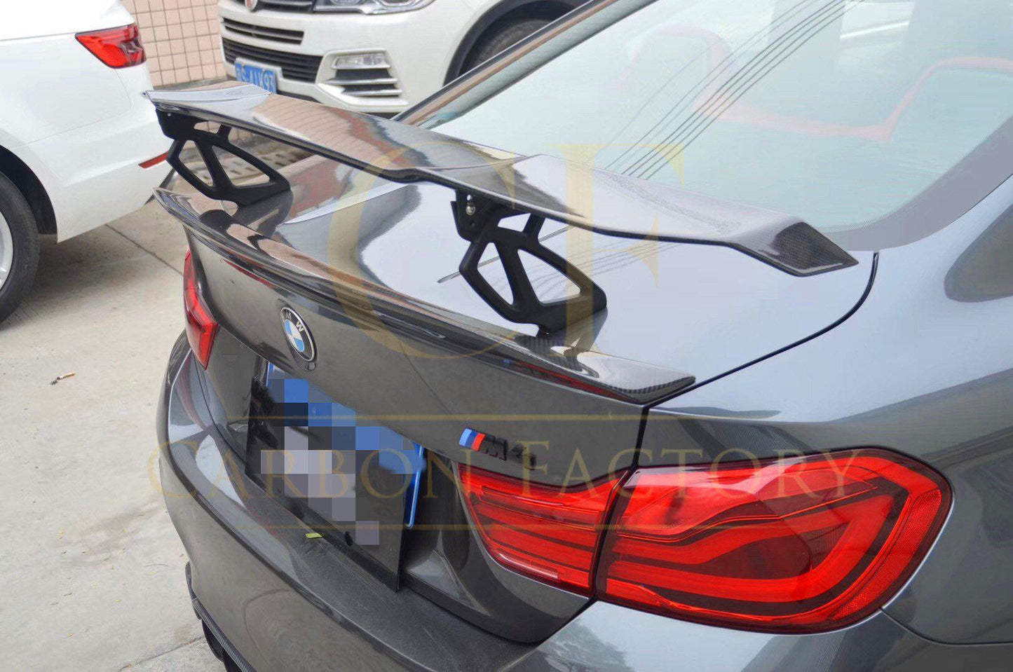 BMW F80 M3 F82 F83 M4 Carbon Fibre Boot Spoiler GTS V Style 14-20 by Carbon Factory-Carbon Factory