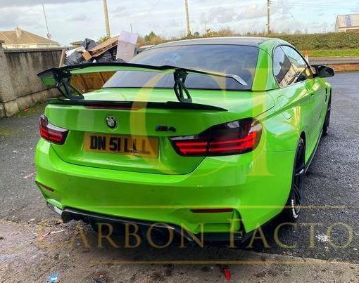 BMW F80 M3 F82 F83 M4 Carbon Fibre Boot Spoiler GTS V Style 14-20 by Carbon Factory-Carbon Factory