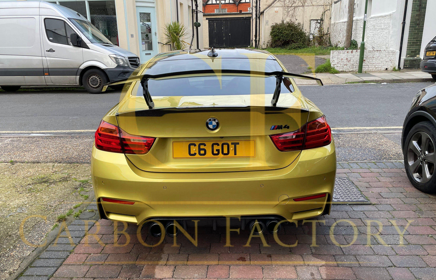 BMW F80 M3 F82 F83 M4 Carbon Fibre Boot Spoiler GTS V Style 14-20 by Carbon Factory-Carbon Factory