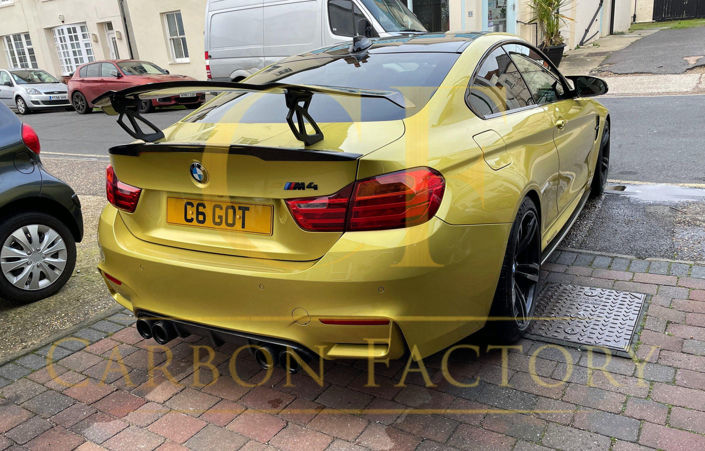 BMW F80 M3 F82 F83 M4 Carbon Fibre Boot Spoiler GTS V Style 14-20 by Carbon Factory-Carbon Factory