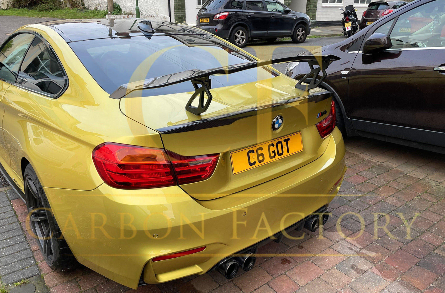 BMW F80 M3 F82 F83 M4 Carbon Fibre Boot Spoiler GTS V Style 14-20 by Carbon Factory-Carbon Factory