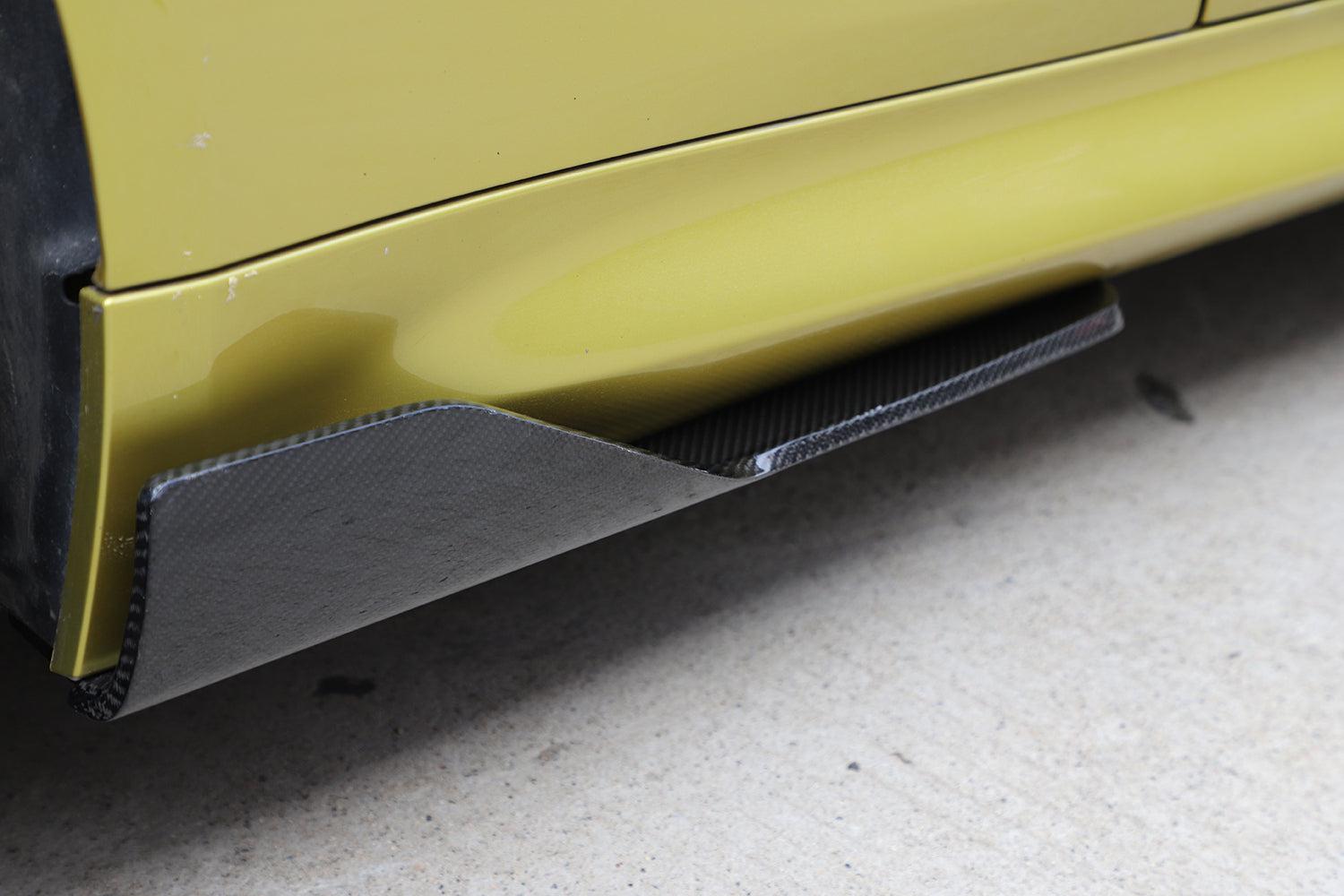 BMW F80 M3 F82 F83 M4 Carbon Fibre Side Skirt Extension 14-20 by Carbon Factory-Carbon Factory