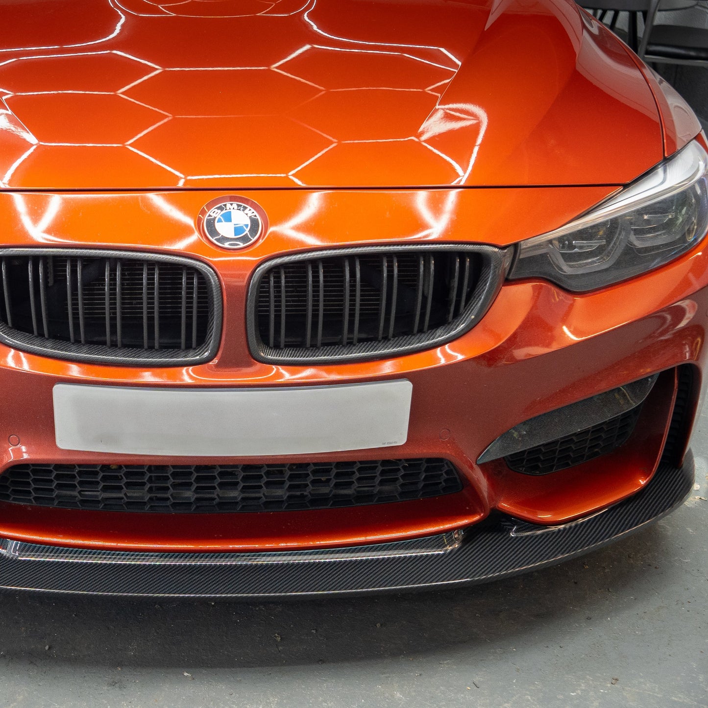 BMW F80 M3 F82 F83 M4 GT4 Style Pre-preg Carbon Fibre Front Splitter 14-20 by Carbon Factory-Carbon Factory