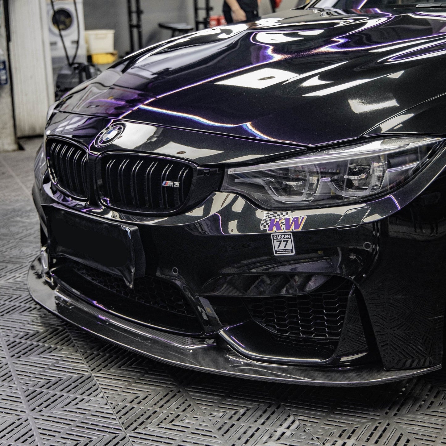 BMW F80 M3 F82 F83 M4 GT4 Style Pre-preg Carbon Fibre Front Splitter 14-20 by Carbon Factory-Carbon Factory