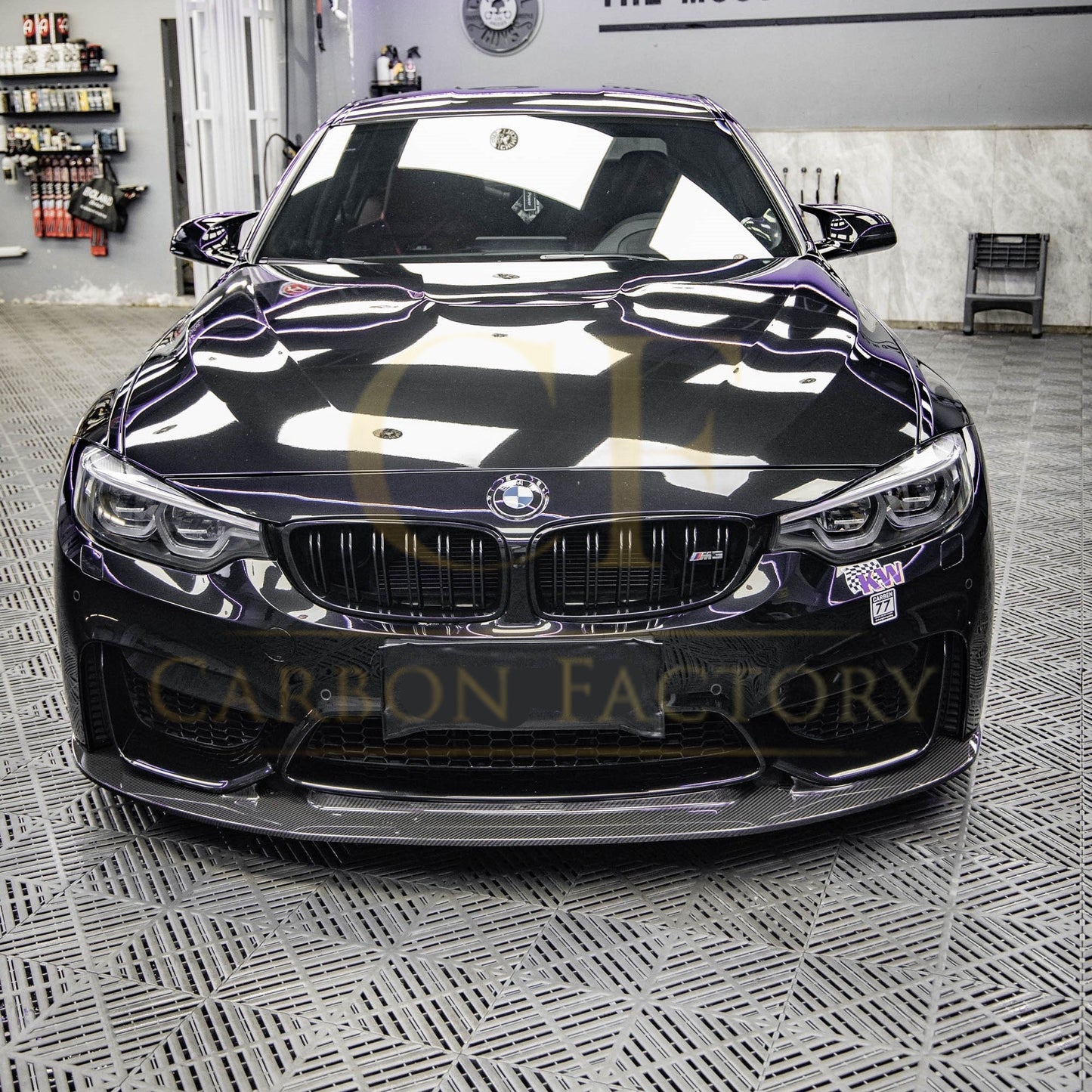 BMW F80 M3 F82 F83 M4 GT4 Style Pre-preg Carbon Fibre Front Splitter 14-20 by Carbon Factory-Carbon Factory