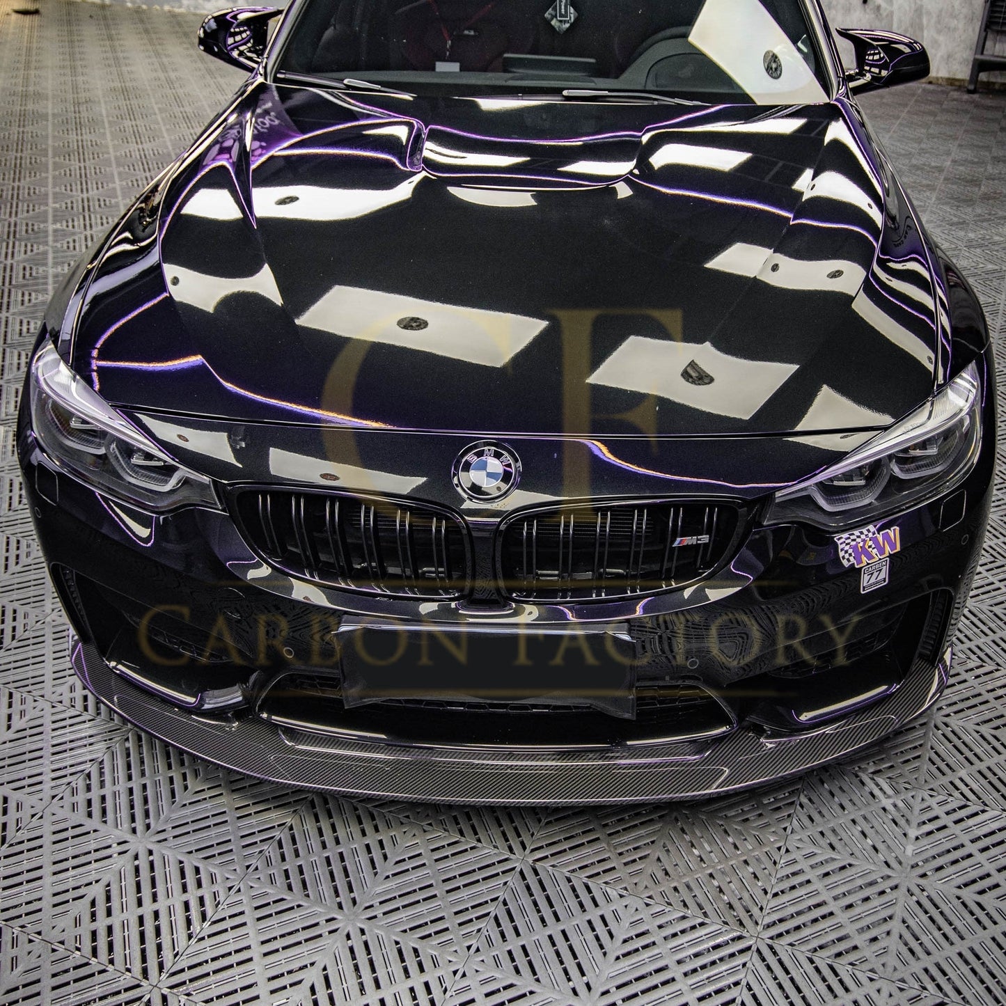 BMW F80 M3 F82 F83 M4 GT4 Style Pre-preg Carbon Fibre Front Splitter 14-20 by Carbon Factory-Carbon Factory