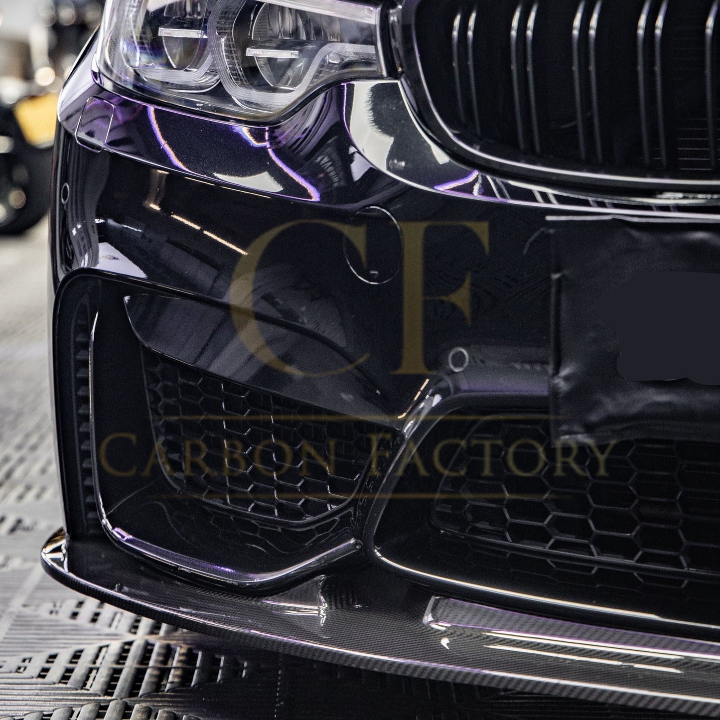 BMW F80 M3 F82 F83 M4 GT4 Style Pre-preg Carbon Fibre Front Splitter 14-20 by Carbon Factory-Carbon Factory