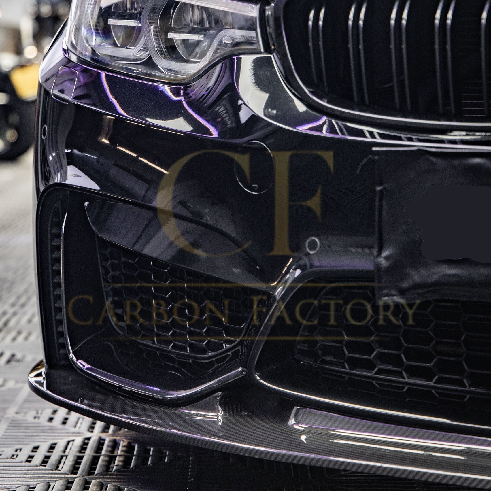 BMW F80 M3 F82 F83 M4 GT4 Style Pre-preg Carbon Fibre Front Splitter 14-20 by Carbon Factory-Carbon Factory