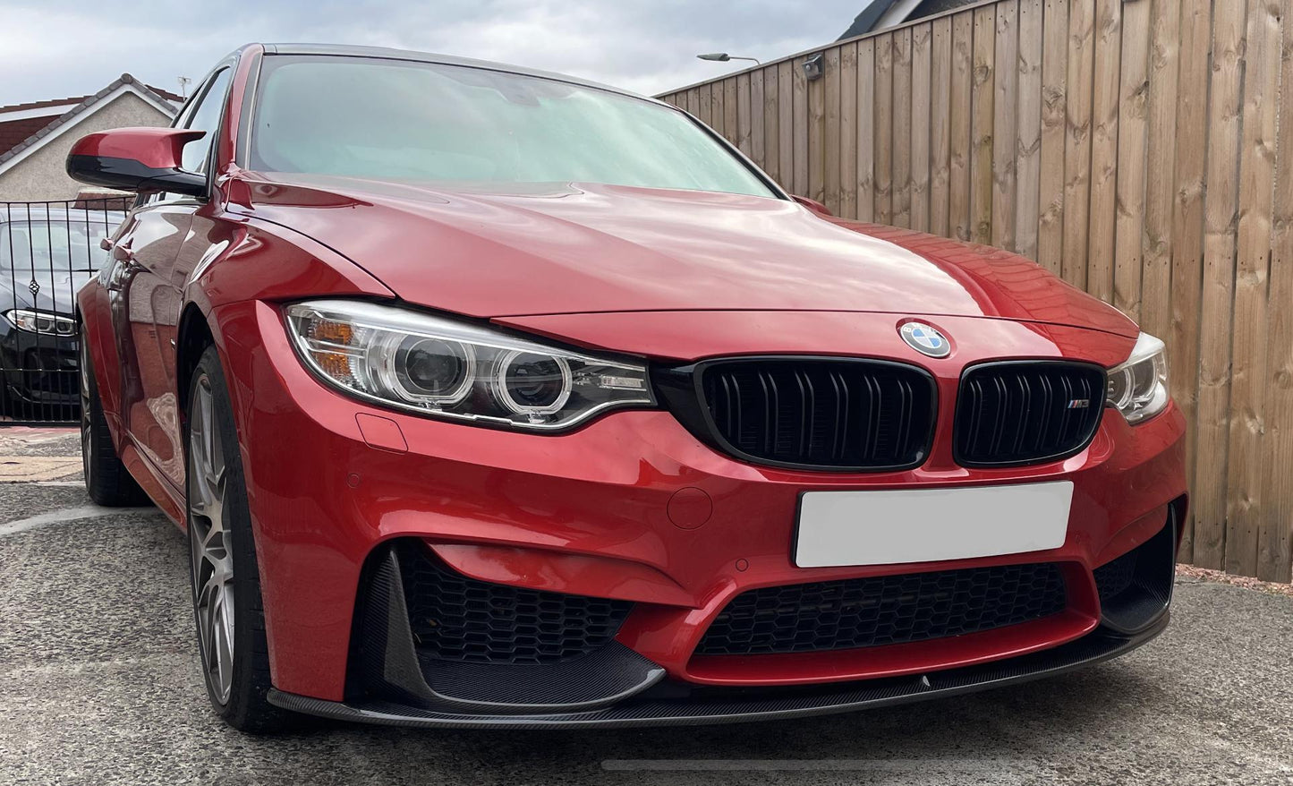 BMW F80 M3 F82 F83 M4 MP Style Carbon Fibre Front Splitter 14-20 (1 Piece design)-Carbon Factory