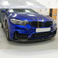 BMW F80 M3 F82 F83 M4 MP Style Carbon Fibre Front Splitter 14-20 (3 Pieces design) by Carbon Factory-Carbon Factory