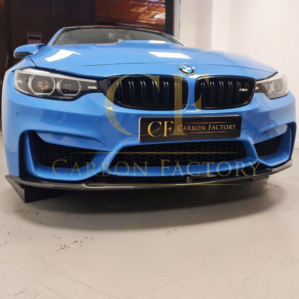 BMW F80 M3 F82 F83 M4 MP Style Carbon Fibre Front Splitter Bottom 14-20 by Carbon Factory-Carbon Factory