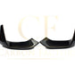 BMW F80 M3 F82 F83 M4 MP Style Carbon Fibre Front Splitter Covers 14-20-Carbon Factory