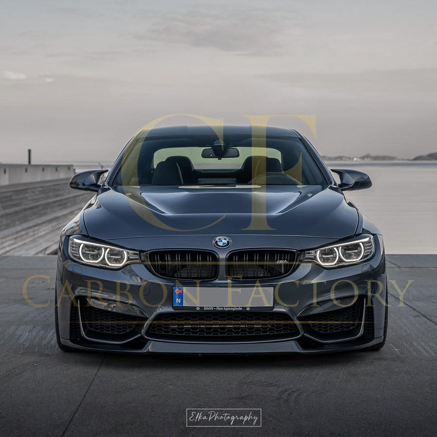 BMW F80 M3 F82 F83 M4 MP Style Carbon Fibre Front Splitter Covers 14-20 by Carbon Factory-Carbon Factory