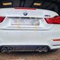 BMW F80 M3 F82 F83 M4 MP Style Carbon Fibre Rear Diffuser 14-20 by Carbon Factory-Carbon Factory