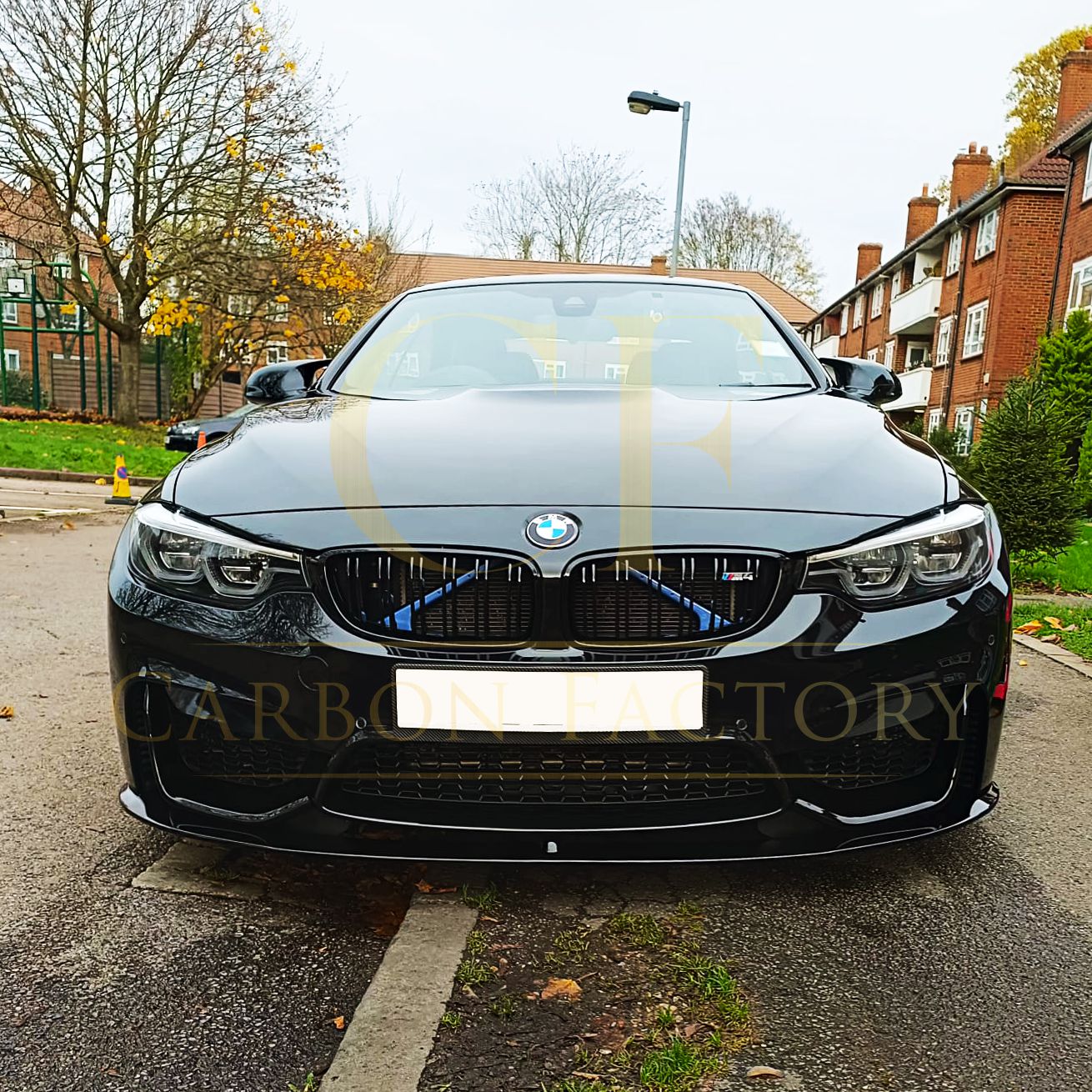 BMW F80 M3 F82 F83 M4 MP Style Gloss Black Front Splitter 14-20 by Carbon Factory-Carbon Factory