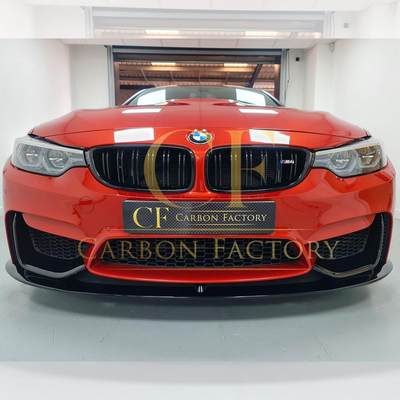 BMW F80 M3 F82 F83 M4 MP Style Gloss Black Front Splitter 14-20 by Carbon Factory-Carbon Factory