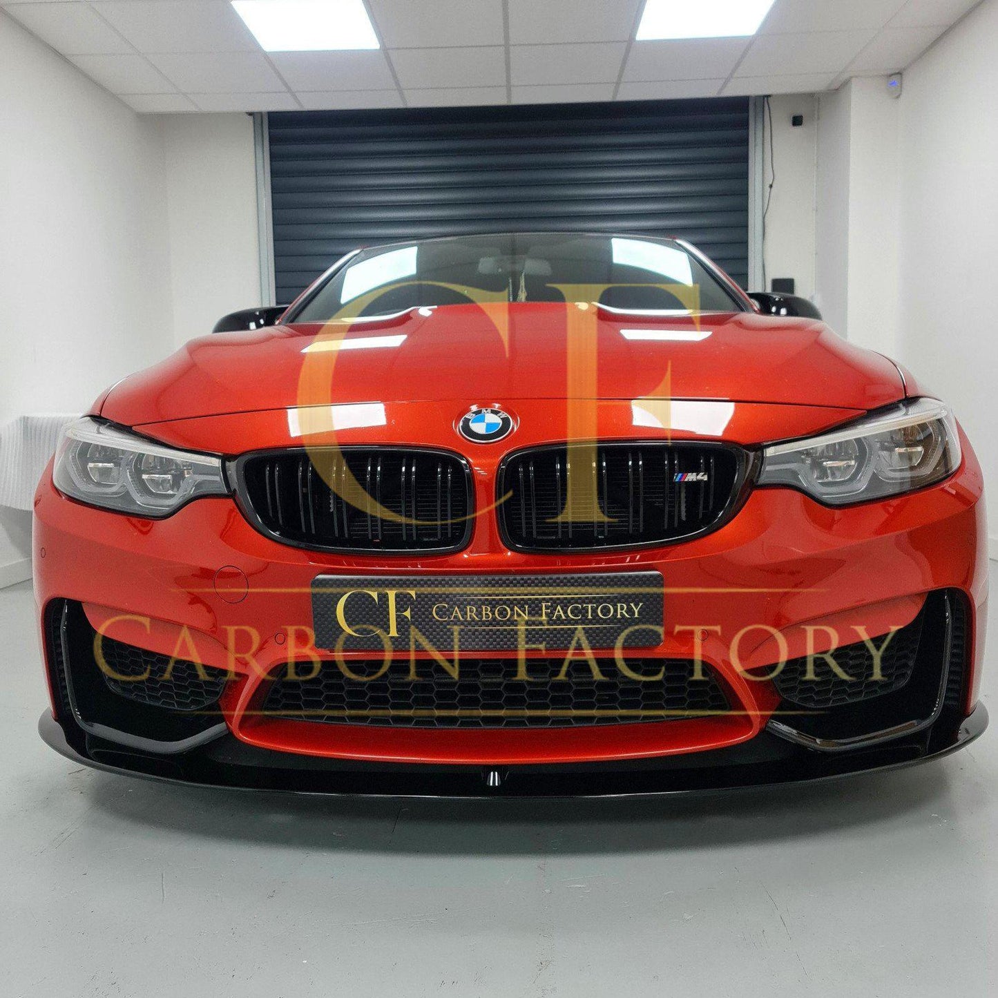 BMW F80 M3 F82 F83 M4 MP Style Gloss Black Front Splitter 14-20 by Carbon Factory-Carbon Factory