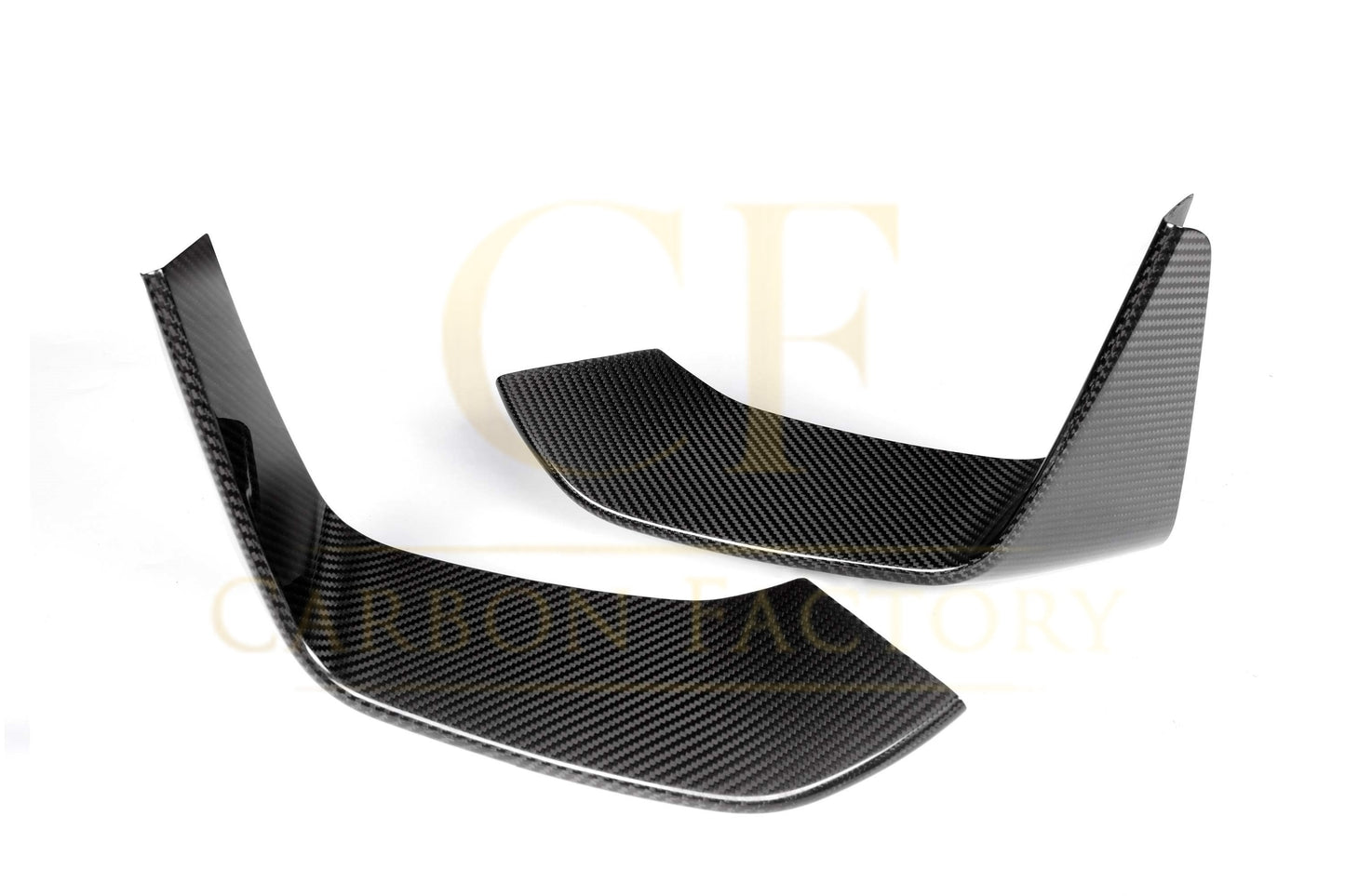 BMW F80 M3 F82 F83 M4 MP Style Pre-Preg Carbon Fibre Front Splitter Covers 14-20 by Carbon Factory-Carbon Factory