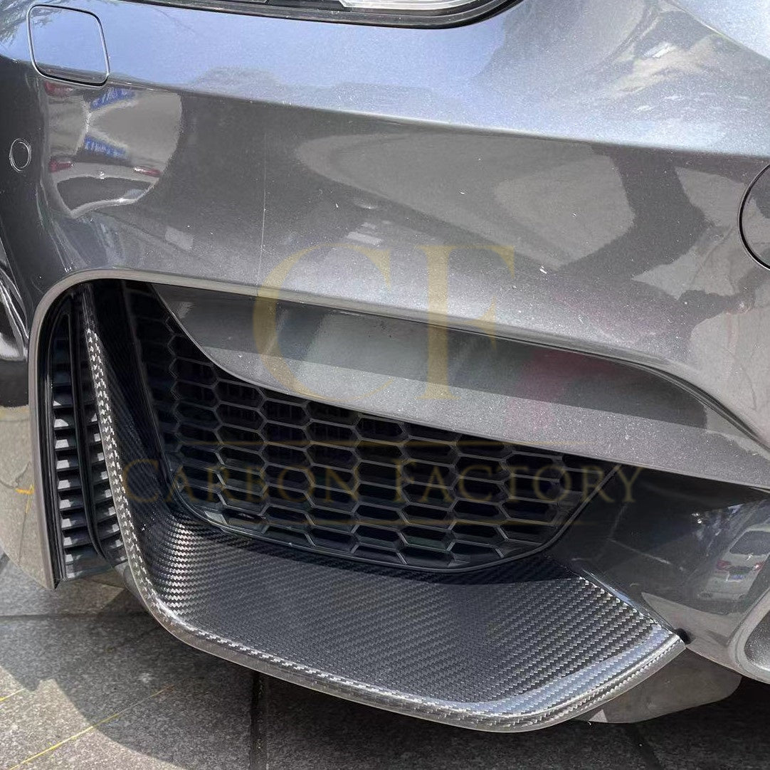 BMW F80 M3 F82 F83 M4 MP Style Pre-Preg Carbon Fibre Front Splitter Covers 14-20 by Carbon Factory-Carbon Factory